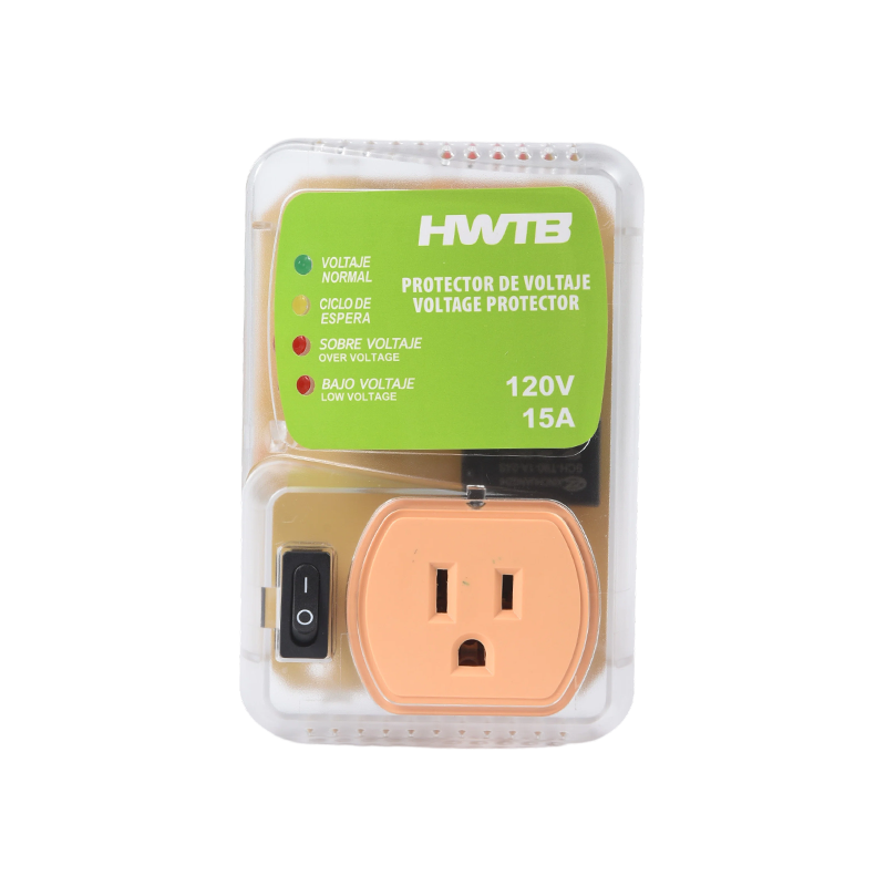 HWTB-V001-US 110V 15A justerbar spenningsbeskytter for klimaanlegg